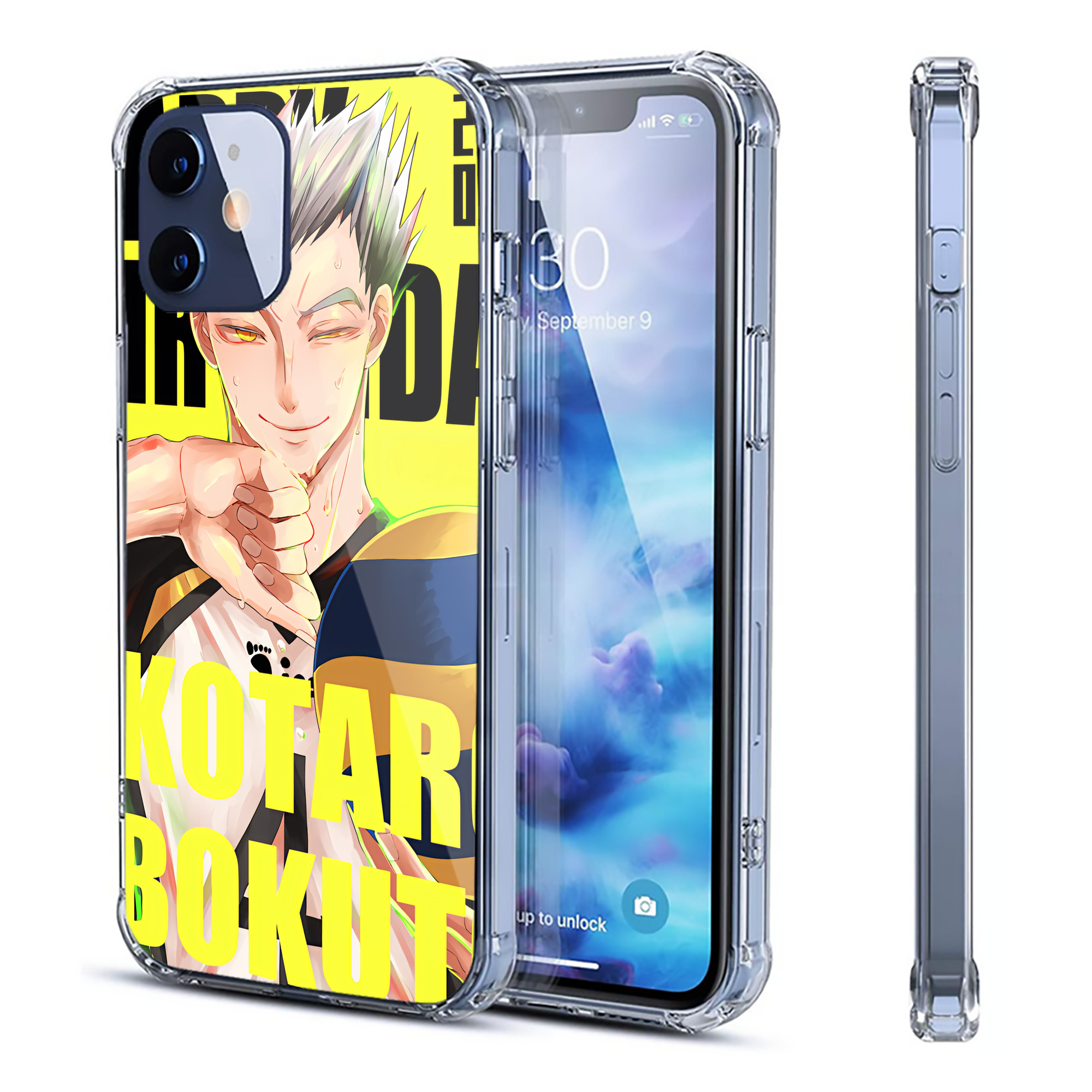 （画像用） ハイキュー!! Haikyu!! 【iPhone 12シリーズ対応】透明スマホケース（クリアソフトケース）